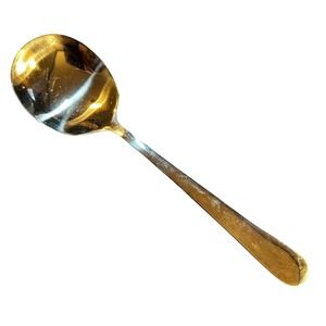 Adcraft Windsor Stainless Steel Serving Spoon Long Round Bowl Silver Utensil